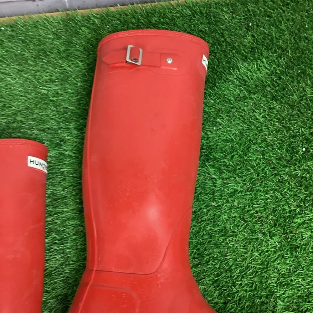 Red Hunter Boots 8 - Picture 12 of 15